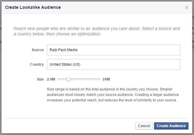 facebook lookalike